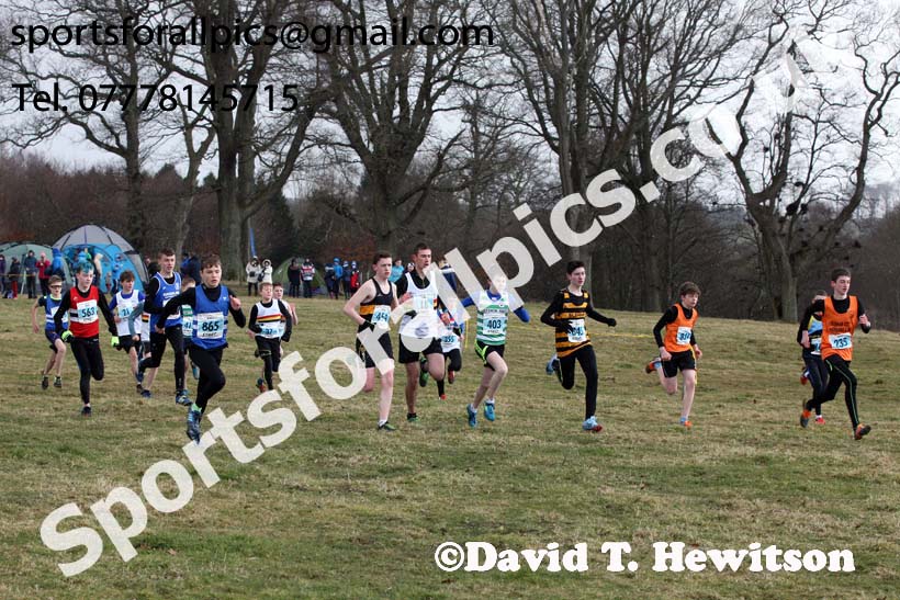 Boys under-15s Start Fitness NEHL, Alnwick. Photo: David T. Hewitson/Sports for All Pics